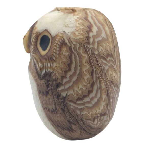Vintage San Francisco Candle Co Stone Bluegate Solid Wax Hoot Owl Candle 1985 - Picture 4 of 7